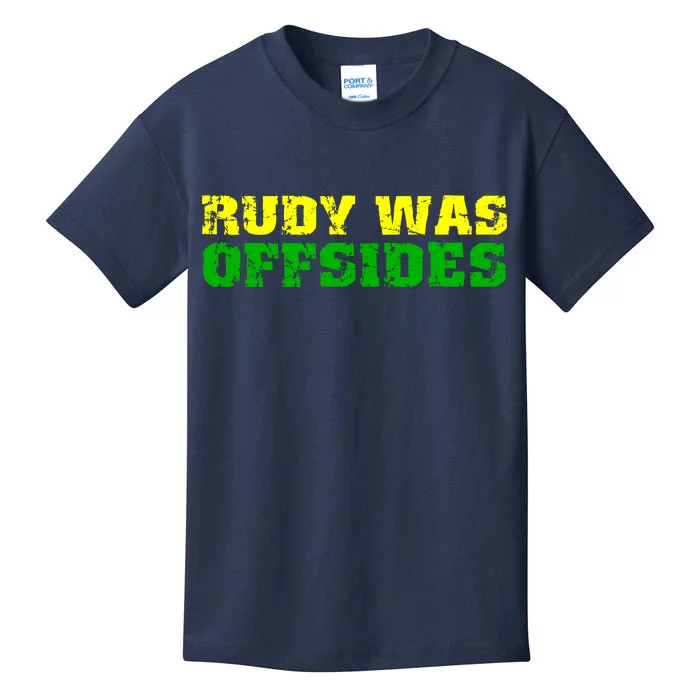 Rudy Was Offsides Kids T-Shirt