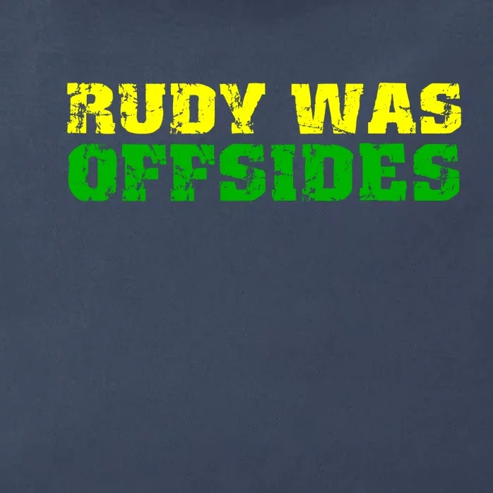 Rudy Was Offsides Zip Tote Bag