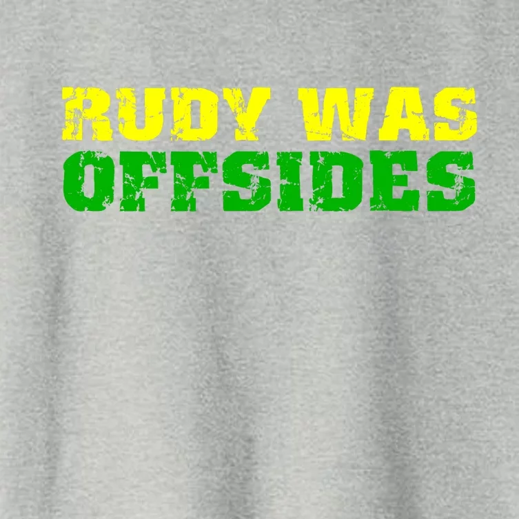 Rudy Was Offsides Women's Crop Top Tee