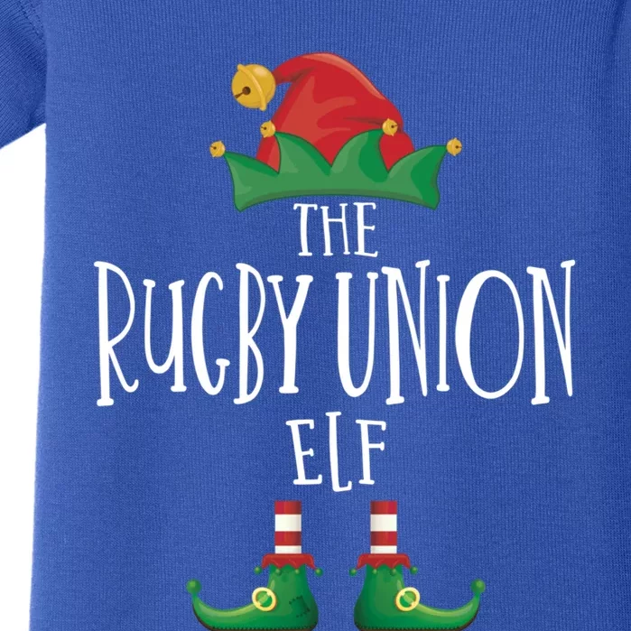 Rugby Union Elf Family Matching Pajamas Group Christmas Gift Baby Bodysuit