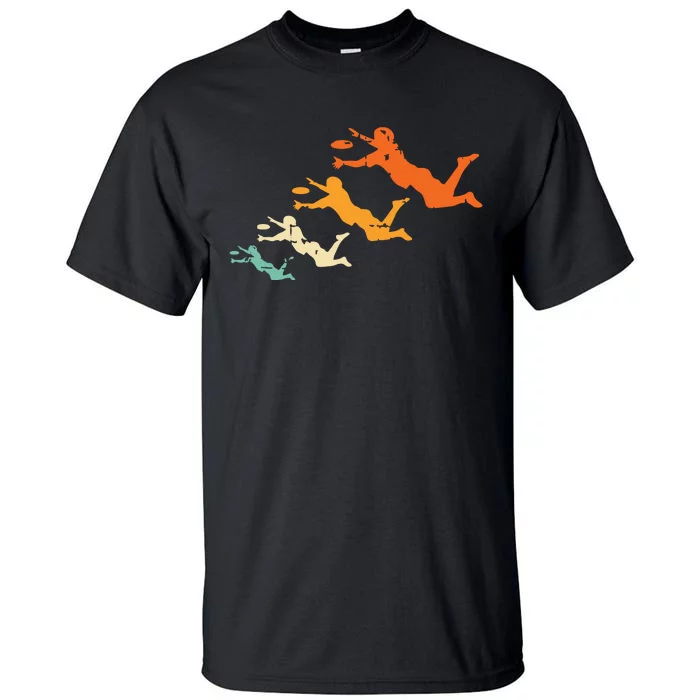 Retro Ultimate Frisbee Player Vintage Disc Ultimate Frisbee Tall T-Shirt