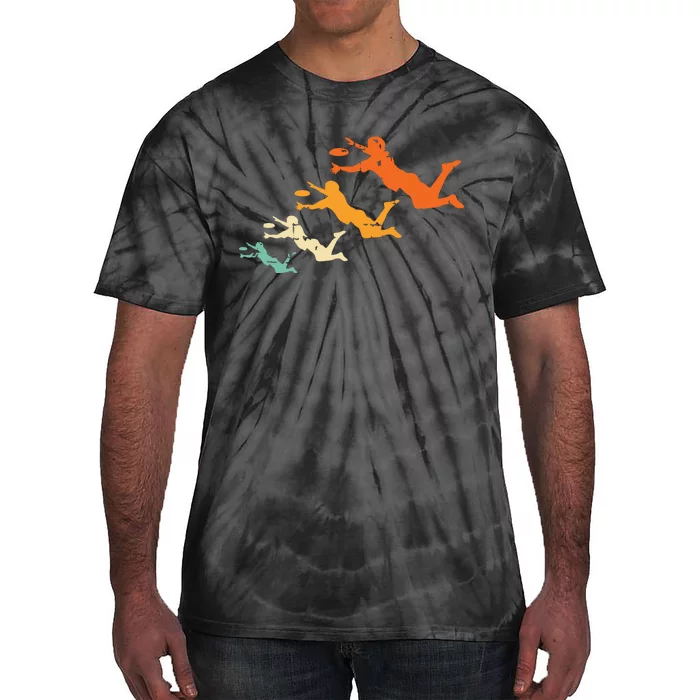 Retro Ultimate Frisbee Player Vintage Disc Ultimate Frisbee Tie-Dye T-Shirt