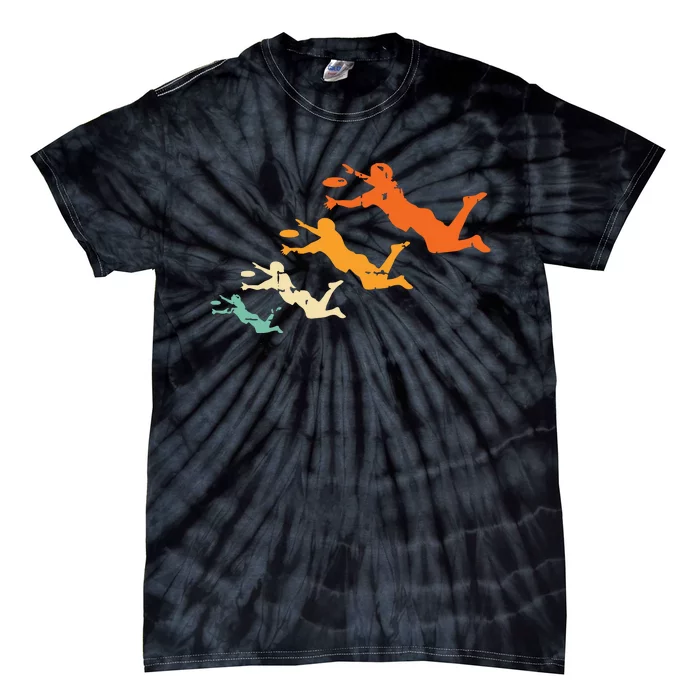 Retro Ultimate Frisbee Player Vintage Disc Ultimate Frisbee Tie-Dye T-Shirt