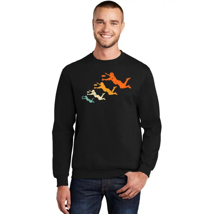 Retro Ultimate Frisbee Player Vintage Disc Ultimate Frisbee Sweatshirt