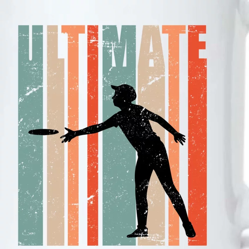 Retro Ultimate Frisbee Gift Black Color Changing Mug