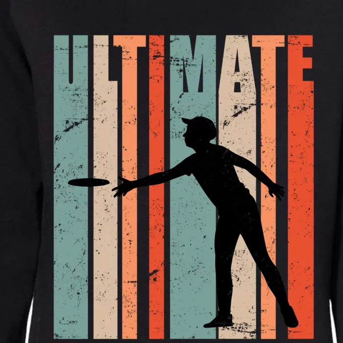 Retro Ultimate Frisbee Gift Womens California Wash Sweatshirt