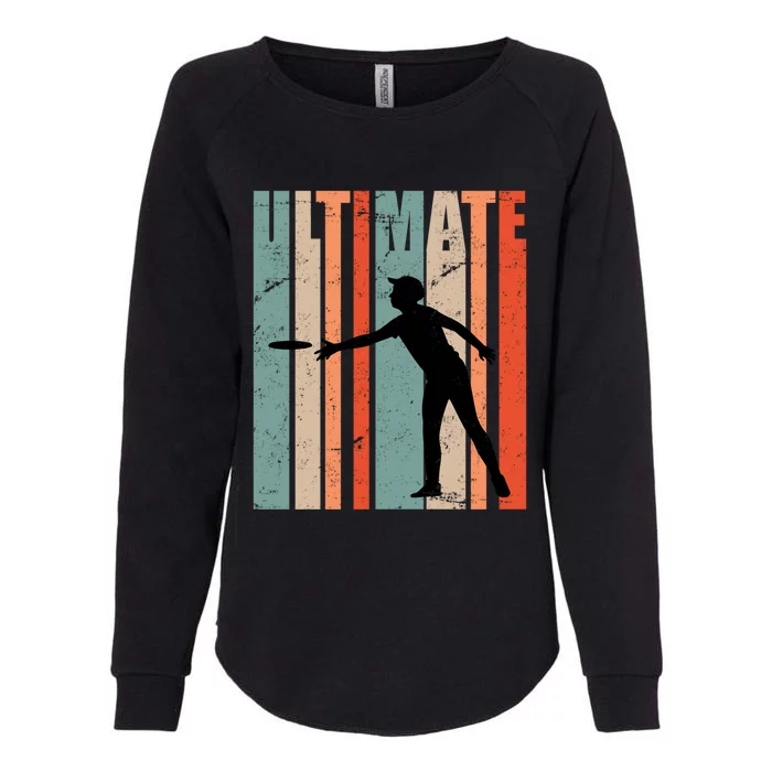 Retro Ultimate Frisbee Gift Womens California Wash Sweatshirt