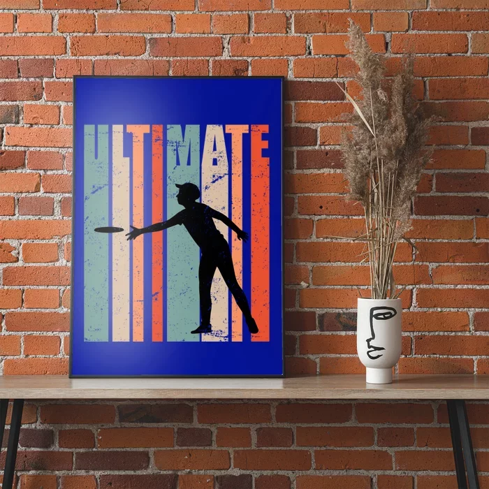 Retro Ultimate Frisbee Gift Poster