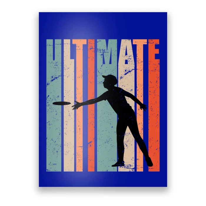 Retro Ultimate Frisbee Gift Poster