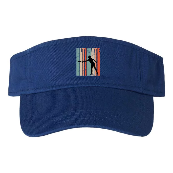 Retro Ultimate Frisbee Gift Valucap Bio-Washed Visor