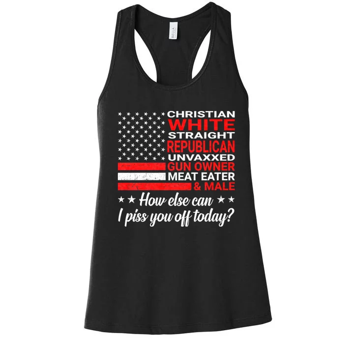 Republican Unvaxxed Gun Owner Women's Racerback Tank