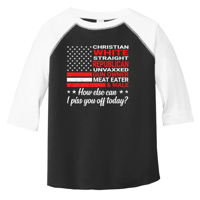 Republican Unvaxxed Gun Owner Toddler Fine Jersey T-Shirt