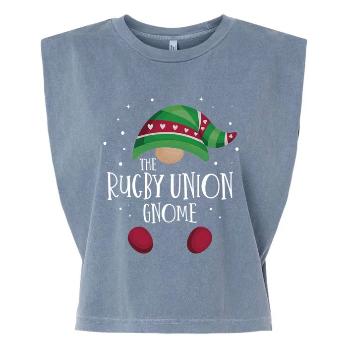 Rugby Union Gnome Family Matching Christmas Pajamas Meaningful Gift Garment-Dyed Women's Muscle Tee