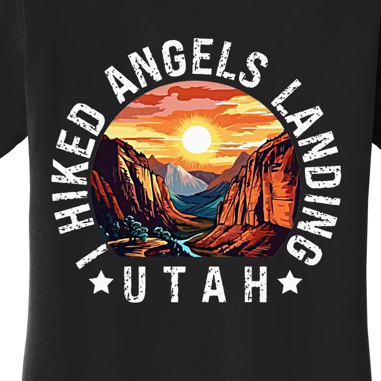 Retro Utah I Hiked Angels Landing Women's T-Shirt