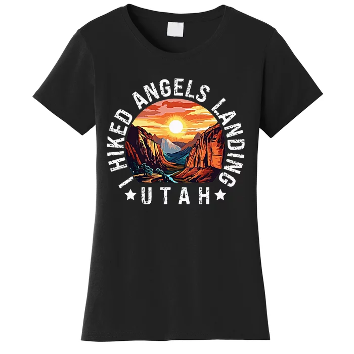 Retro Utah I Hiked Angels Landing Women's T-Shirt