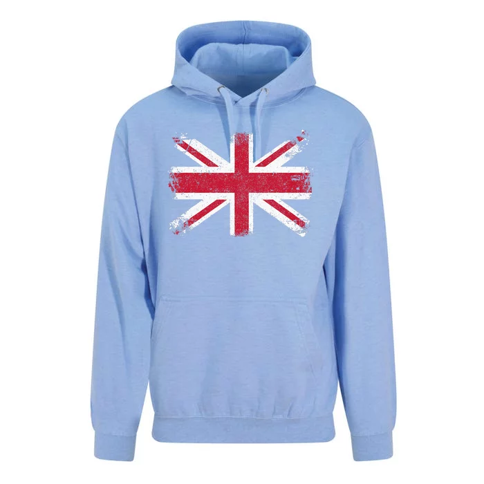 Retro Union Jack Vintage British Flag Great Britain UK Unisex Surf Hoodie