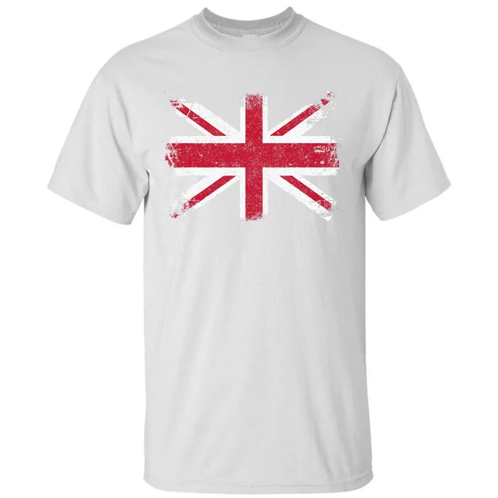 Retro Union Jack Vintage British Flag Great Britain UK Tall T-Shirt