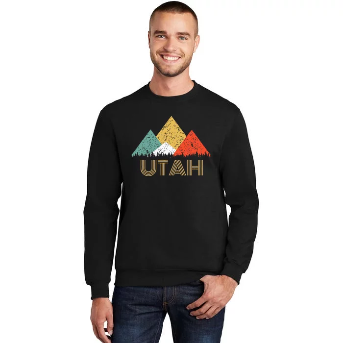 Retro Utah Mountain Sweatshirt