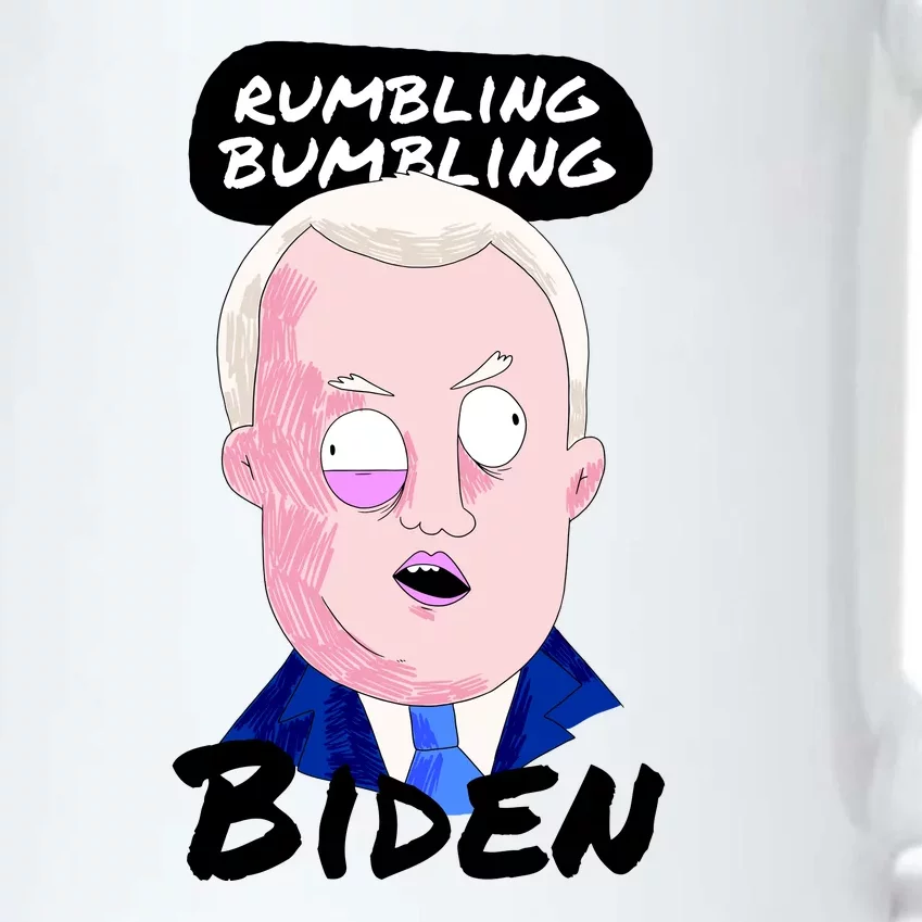 Rumbling Bumbling Joe Biden Cartoon Black Color Changing Mug