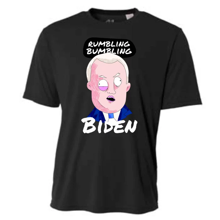 Rumbling Bumbling Joe Biden Cartoon Cooling Performance Crew T-Shirt