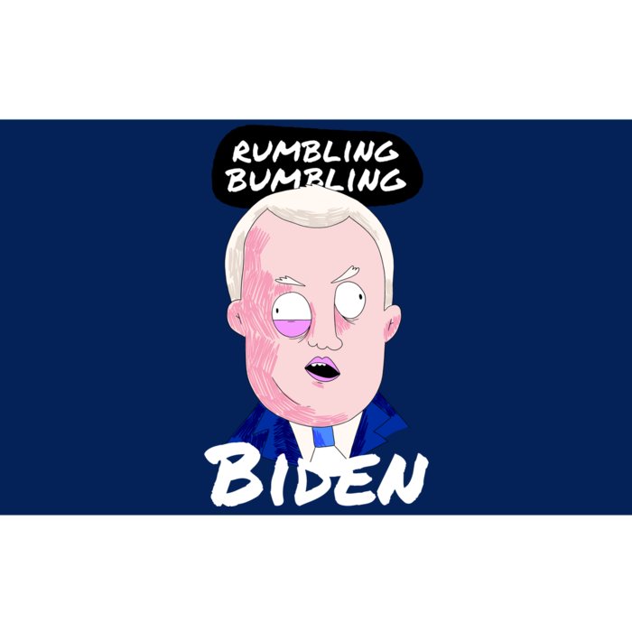 Rumbling Bumbling Joe Biden Cartoon Bumper Sticker