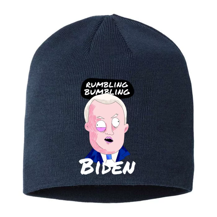 Rumbling Bumbling Joe Biden Cartoon 8 1/2in Sustainable Knit Beanie