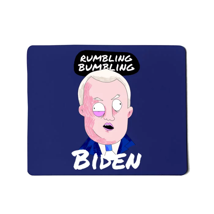 Rumbling Bumbling Joe Biden Cartoon Mousepad