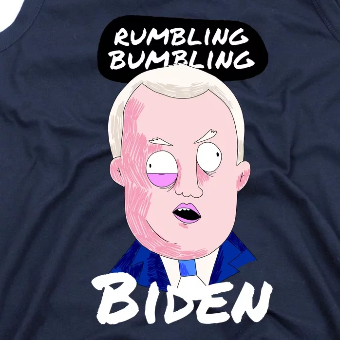 Rumbling Bumbling Joe Biden Cartoon Tank Top