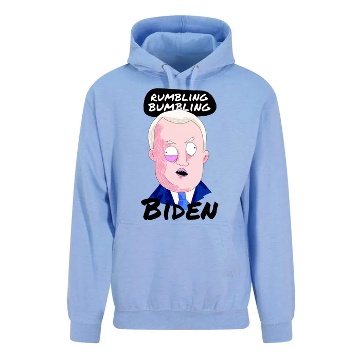 Rumbling Bumbling Joe Biden Cartoon Unisex Surf Hoodie