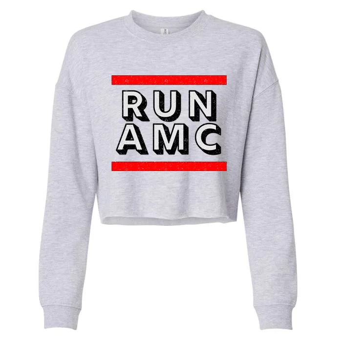 Run AMC Cropped Pullover Crew