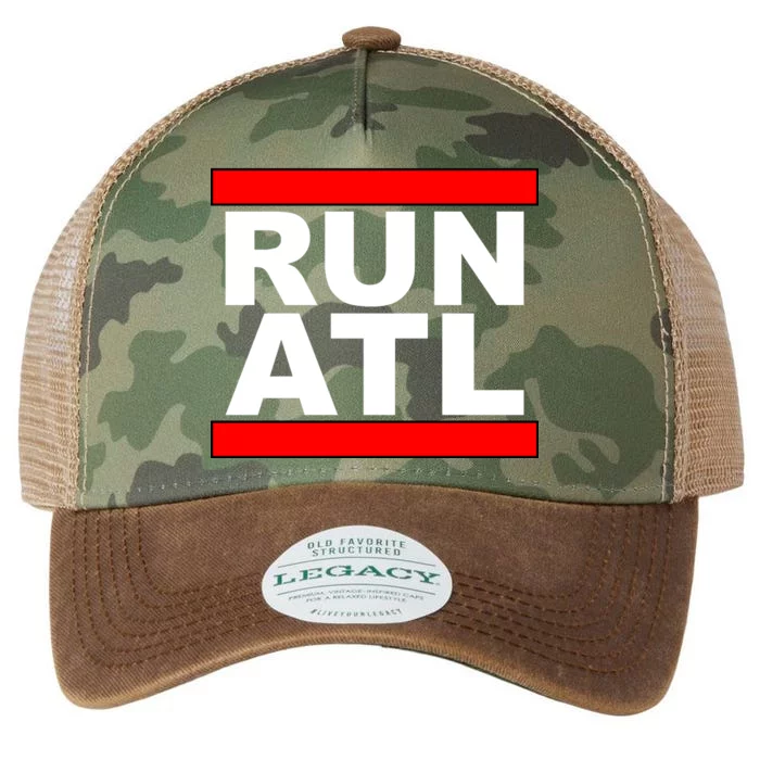 Run ATL Atlanta, Georgia Sports Fans Legacy Tie Dye Trucker Hat