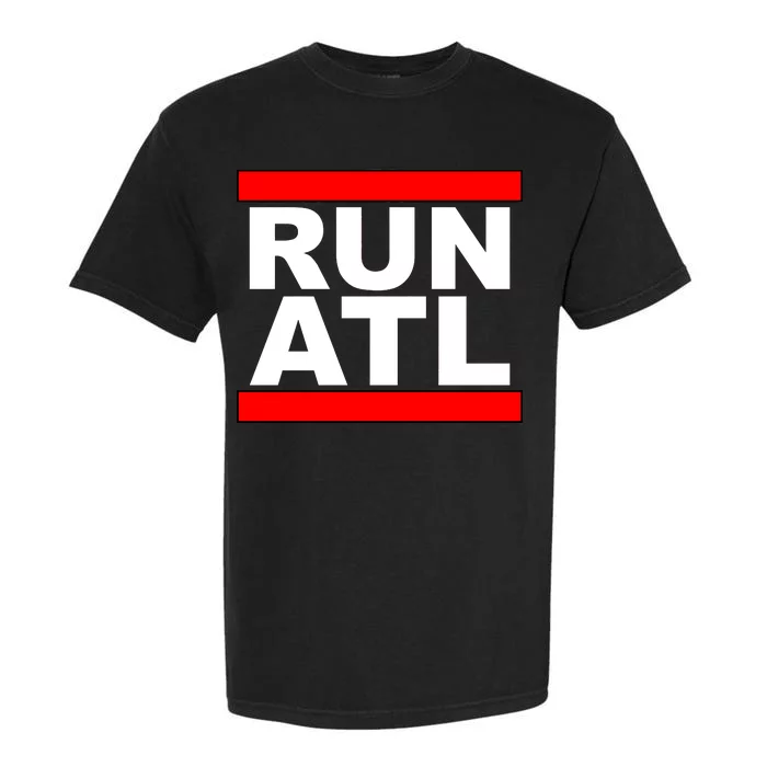 Run ATL Atlanta, Georgia Sports Fans Garment-Dyed Heavyweight T-Shirt