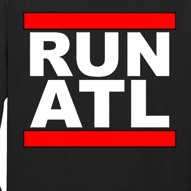 Run ATL Atlanta, Georgia Sports Fans Long Sleeve Shirt