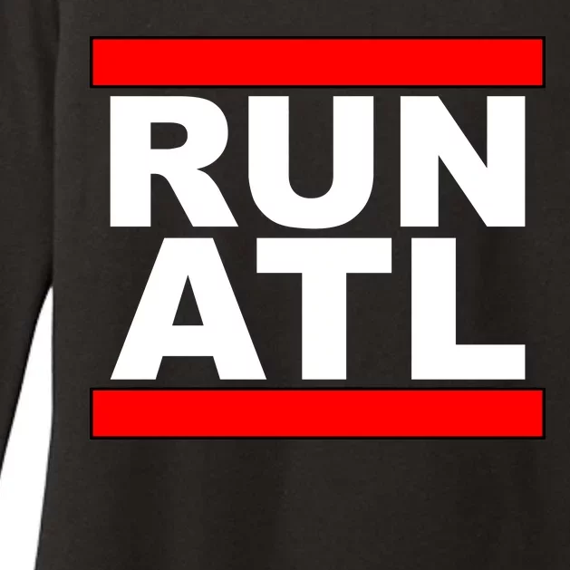 Run ATL Atlanta, Georgia Sports Fans Womens CVC Long Sleeve Shirt