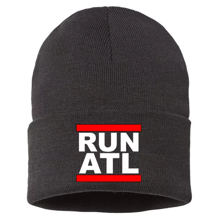 Run ATL Atlanta, Georgia Sports Fans Sustainable Knit Beanie