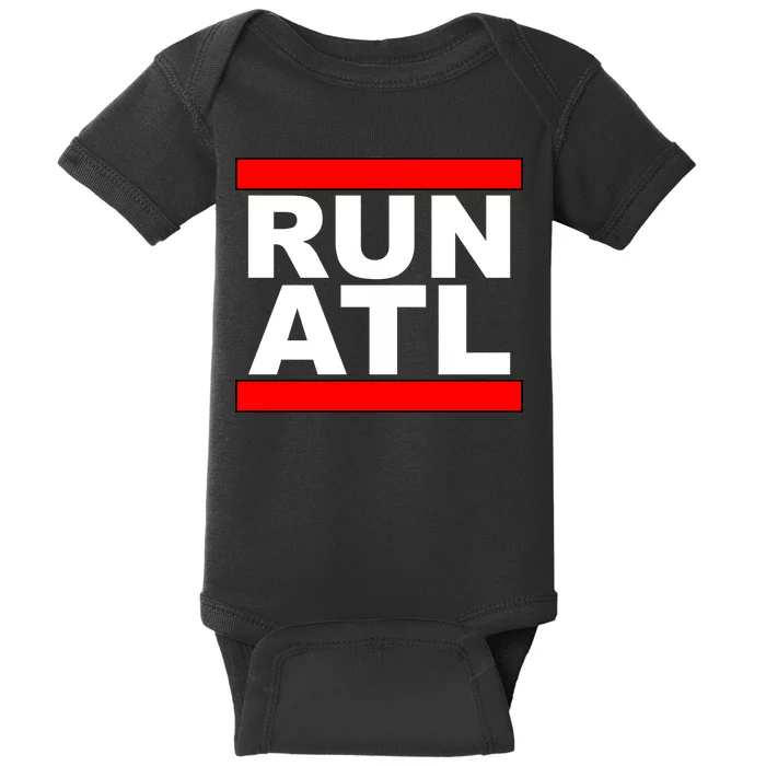 Run ATL Atlanta, Georgia Sports Fans Baby Bodysuit