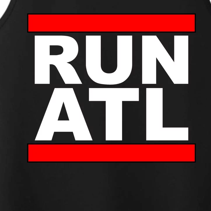 Run ATL Atlanta, Georgia Sports Fans Performance Tank