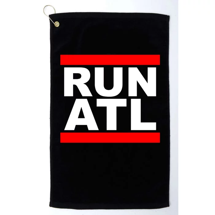 Run ATL Atlanta, Georgia Sports Fans Platinum Collection Golf Towel