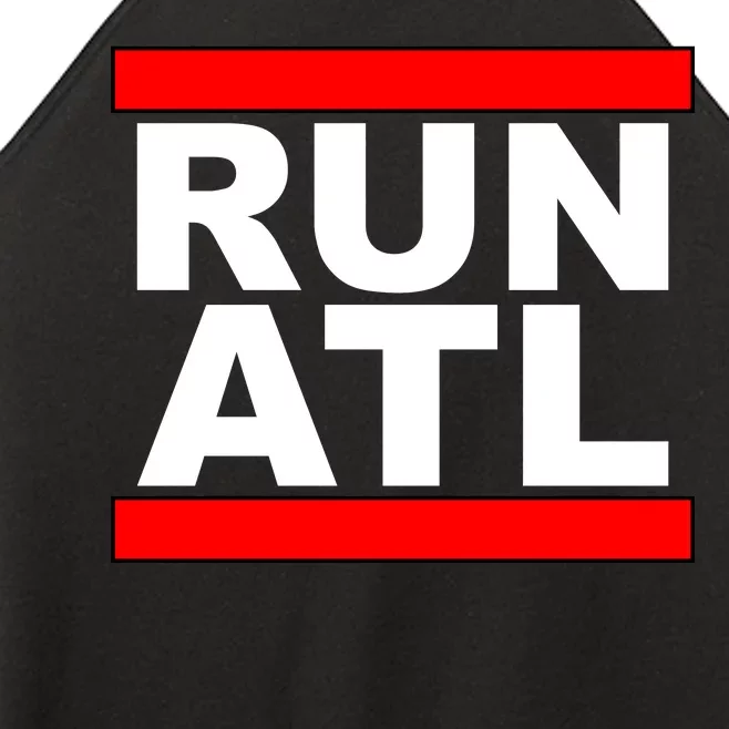 Run ATL Atlanta, Georgia Sports Fans Women’s Perfect Tri Rocker Tank