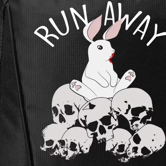 Run Away Bloody Bunny Skeleton City Backpack