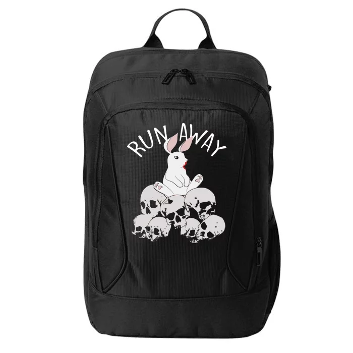 Run Away Bloody Bunny Skeleton City Backpack