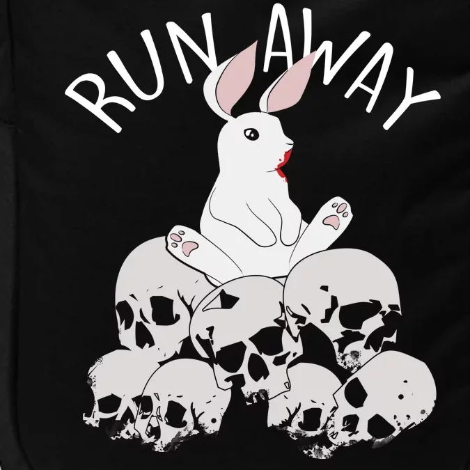 Run Away Bloody Bunny Skeleton Impact Tech Backpack