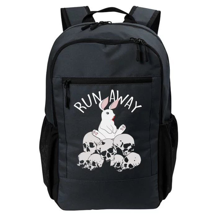 Run Away Bloody Bunny Skeleton Daily Commute Backpack