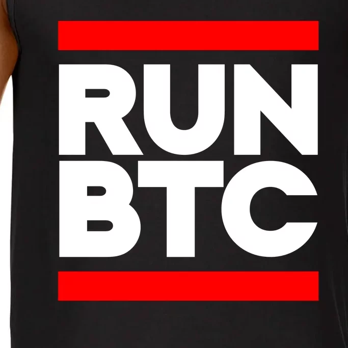 RUN BTC Bitcoin Cryptocurrency Comfort Colors® Tank Top