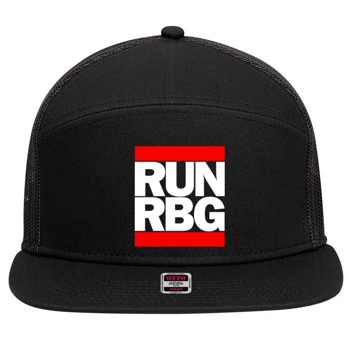 RUN Notorious RBG Ruth Ginsburg 7 Panel Mesh Trucker Snapback Hat