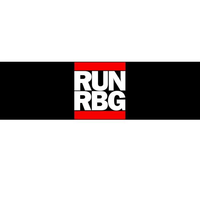 RUN Notorious RBG Ruth Ginsburg Bumper Sticker