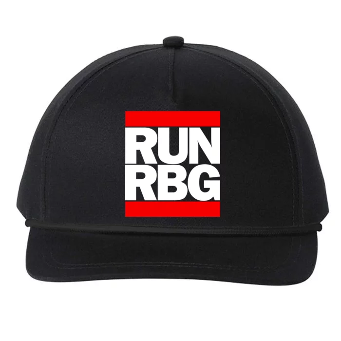 RUN Notorious RBG Ruth Ginsburg Snapback Five-Panel Rope Hat