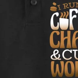 Run On Coffee Chaos And Cuss Words Dry Zone Grid Performance Polo