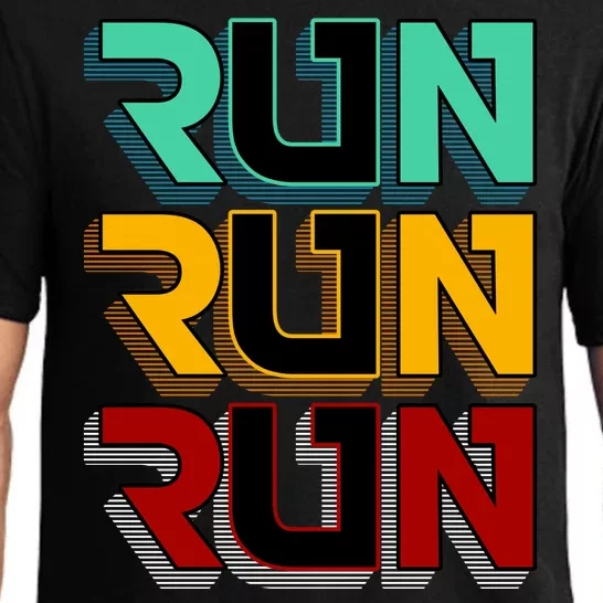 Run Run Run Retro Pajama Set