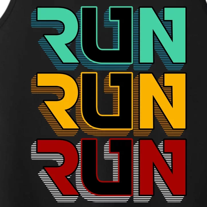 Run Run Run Retro Performance Tank